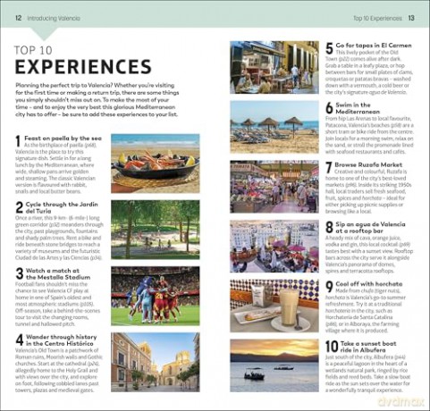DK Top 10 Valencia: Top 10 lists for your perfect trip, plus an all-weather folded map (Pocket Travel Guide) [KSIĄŻKA]