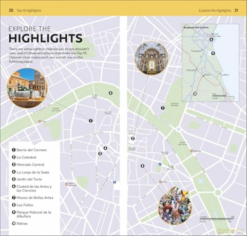 DK Top 10 Valencia: Top 10 lists for your perfect trip, plus an all-weather folded map (Pocket Travel Guide) [KSIĄŻKA]