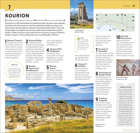 DK Top 10 Cyprus: Top 10 lists for your perfect trip, plus an all-weather folded map (Pocket Travel Guide) [KSIĄŻKA]