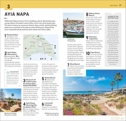 DK Top 10 Cyprus: Top 10 lists for your perfect trip, plus an all-weather folded map (Pocket Travel Guide) [KSIĄŻKA]