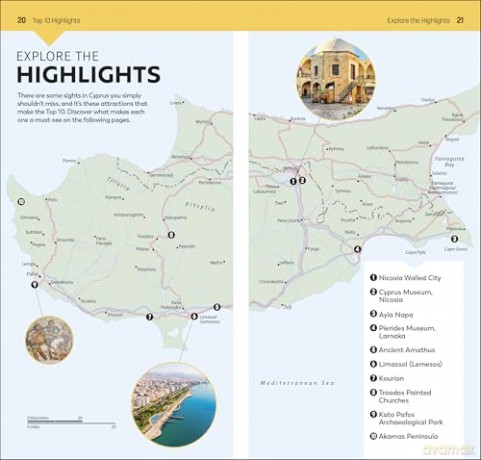 DK Top 10 Cyprus: Top 10 lists for your perfect trip, plus an all-weather folded map (Pocket Travel Guide) [KSIĄŻKA]
