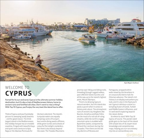 DK Top 10 Cyprus: Top 10 lists for your perfect trip, plus an all-weather folded map (Pocket Travel Guide) [KSIĄŻKA]