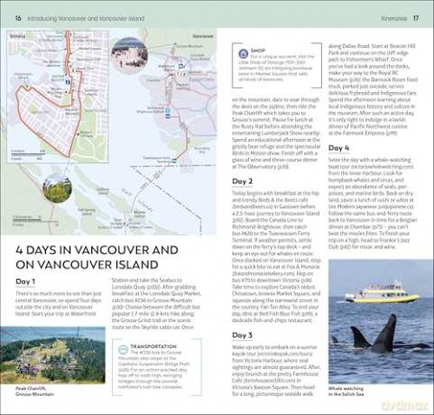 DK Top 10 Vancouver and Vancouver Island: Top 10 lists for your perfect trip, plus an all-weather folded map (Pocket Travel Guide) [KSIĄŻKA]