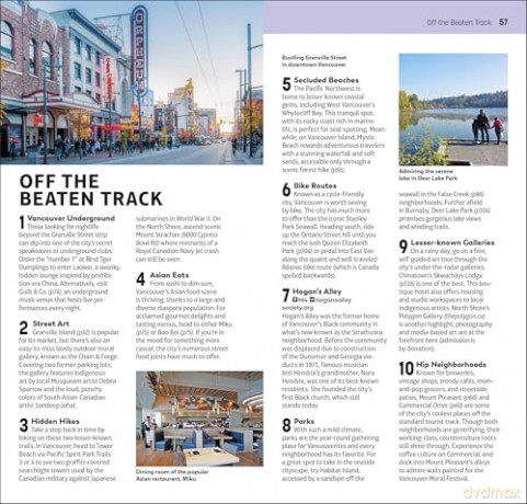 DK Top 10 Vancouver and Vancouver Island: Top 10 lists for your perfect trip, plus an all-weather folded map (Pocket Travel Guide) [KSIĄŻKA]