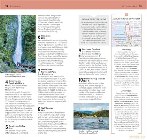 DK Top 10 Vancouver and Vancouver Island: Top 10 lists for your perfect trip, plus an all-weather folded map (Pocket Travel Guide) [KSIĄŻKA]