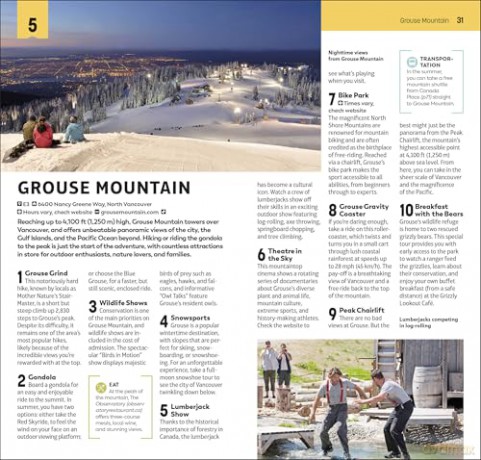 DK Top 10 Vancouver and Vancouver Island: Top 10 lists for your perfect trip, plus an all-weather folded map (Pocket Travel Guide) [KSIĄŻKA]