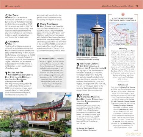 DK Top 10 Vancouver and Vancouver Island: Top 10 lists for your perfect trip, plus an all-weather folded map (Pocket Travel Guide) [KSIĄŻKA]