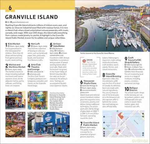 DK Top 10 Vancouver and Vancouver Island: Top 10 lists for your perfect trip, plus an all-weather folded map (Pocket Travel Guide) [KSIĄŻKA]