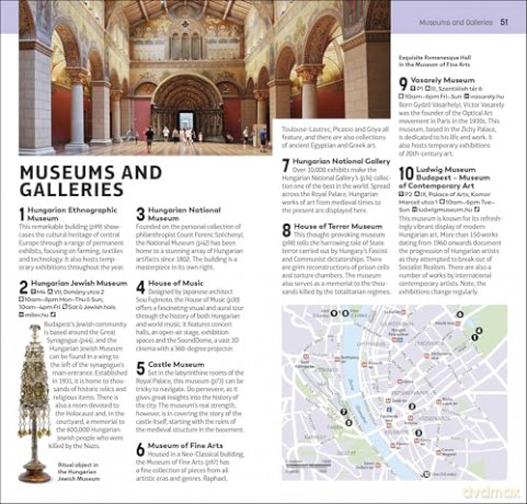 DK Top 10 Budapest: Top 10 lists for your perfect trip, plus an all-weather folded map (Pocket Travel Guide) [KSIĄŻKA]