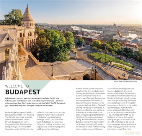 DK Top 10 Budapest: Top 10 lists for your perfect trip, plus an all-weather folded map (Pocket Travel Guide) [KSIĄŻKA]