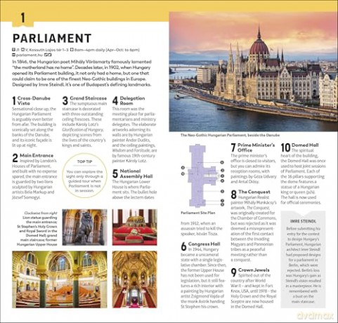 DK Top 10 Budapest: Top 10 lists for your perfect trip, plus an all-weather folded map (Pocket Travel Guide) [KSIĄŻKA]