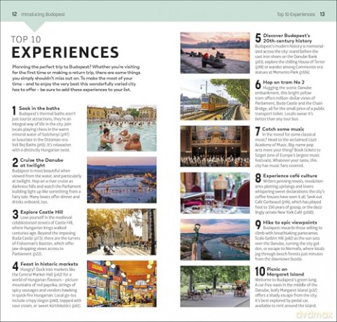 DK Top 10 Budapest: Top 10 lists for your perfect trip, plus an all-weather folded map (Pocket Travel Guide) [KSIĄŻKA]