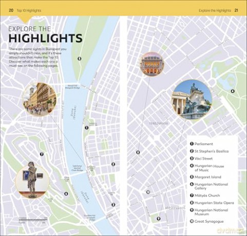 DK Top 10 Budapest: Top 10 lists for your perfect trip, plus an all-weather folded map (Pocket Travel Guide) [KSIĄŻKA]