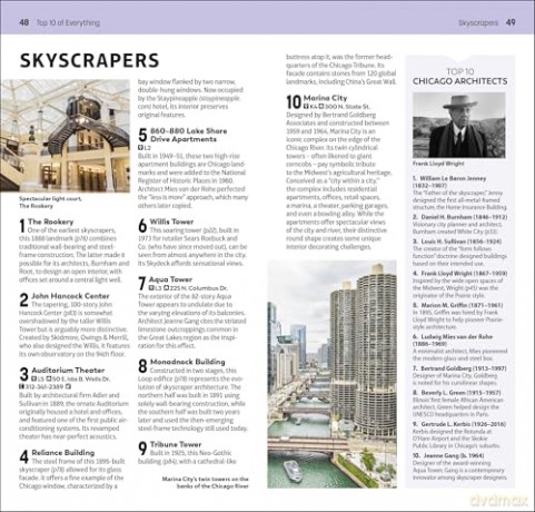DK Top 10 Chicago: Top 10 lists for your perfect trip, plus an all-weather folded map (Pocket Travel Guide) [KSIĄŻKA]