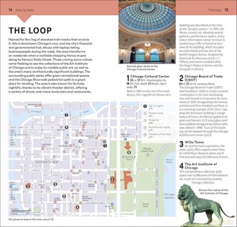 DK Top 10 Chicago: Top 10 lists for your perfect trip, plus an all-weather folded map (Pocket Travel Guide) [KSIĄŻKA]