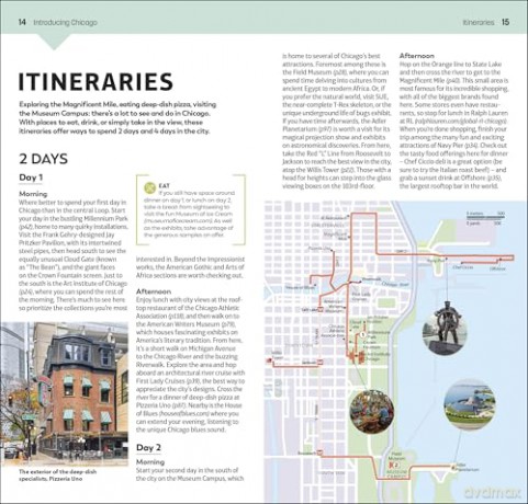 DK Top 10 Chicago: Top 10 lists for your perfect trip, plus an all-weather folded map (Pocket Travel Guide) [KSIĄŻKA]