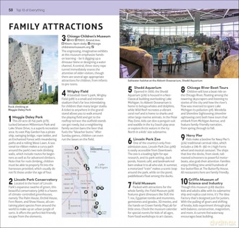DK Top 10 Chicago: Top 10 lists for your perfect trip, plus an all-weather folded map (Pocket Travel Guide) [KSIĄŻKA]