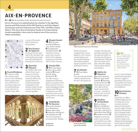 DK Top 10 Provence and the Côte d'Azur: Top 10 lists for your perfect trip, plus an all-weather folded map (Pocket Travel Guide) [KSIĄŻKA]