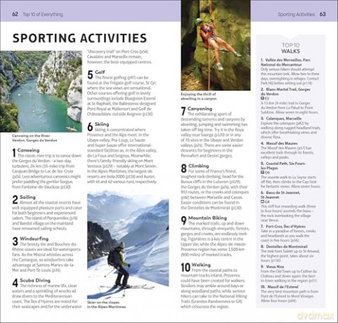 DK Top 10 Provence and the Côte d'Azur: Top 10 lists for your perfect trip, plus an all-weather folded map (Pocket Travel Guide) [KSIĄŻKA]