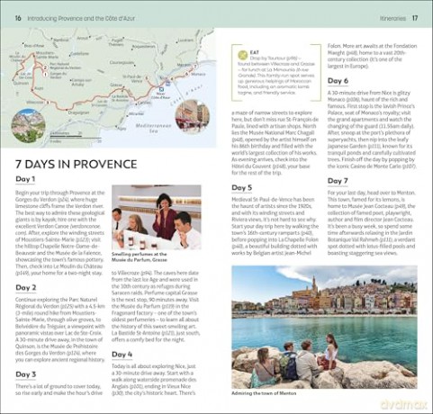 DK Top 10 Provence and the Côte d'Azur: Top 10 lists for your perfect trip, plus an all-weather folded map (Pocket Travel Guide) [KSIĄŻKA]