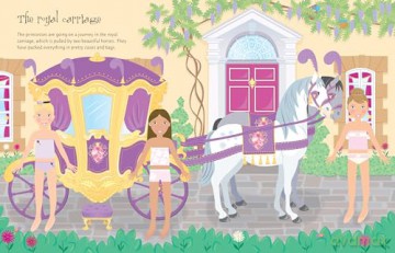 Sticker Dolly Dressing Princesses - Fiona Watt [KSIĄŻKA]