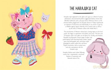 A History of Fashion in 21 Cats (Illustrated History in 21 Animals) - Nia Gould [KSIĄŻKA]