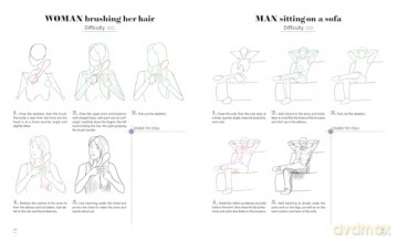 Learn To Draw Characters With 50 Models: Step by Step Guide to Drawing: A Brief History of 20th Century Fashion - Niels Roman [KSIĄŻKA]