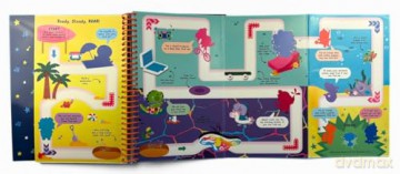My Stick-A-Story: Once Upon a Time in Dinoland! Create Your Own Adventures with Reusable Stickers - Interactive Story Book for Kids - Lily Holland [KSIĄŻKA]