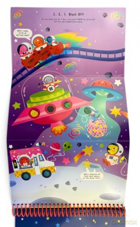 My Stick-A-Story: Once Upon a Time in Dinoland! Create Your Own Adventures with Reusable Stickers - Interactive Story Book for Kids - Lily Holland [KSIĄŻKA]