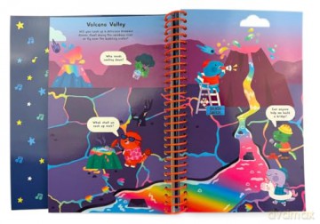 My Stick-A-Story: Once Upon a Time in Dinoland! Create Your Own Adventures with Reusable Stickers - Interactive Story Book for Kids - Lily Holland [KSIĄŻKA]