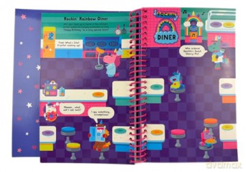 My Stick-A-Story: Once Upon a Time in Unicornland! Create Your Own Adventures with Reusable Stickers - Interactive Story Book for Kids - Lily Holland [KSIĄŻKA]