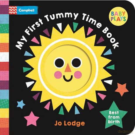 My First Tummy Time Book: A high-contrast fold-out book for babies, perfect for tummy time! (Baby Plays, 1) - Campbell Books [KSIĄŻKA]