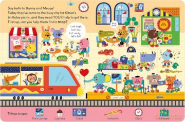 Peek and Play: City: A fun and interactive lift-the-flap search-and-find board book - Pat-a-Cake [KSIĄŻKA]