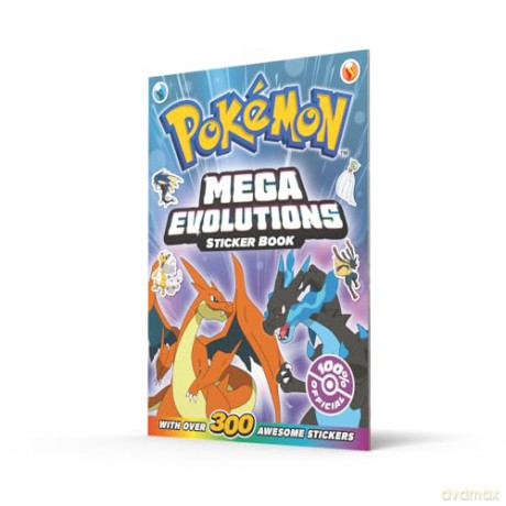 Pokémon Mega Evolutions Sticker Book: Mega Evolve Your Pokémon Knowledge with Over 300 Stickers! - Pokémon [KSIĄŻKA]
