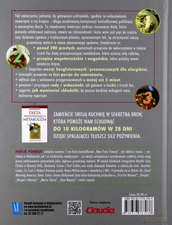 Książka kucharska. Dieta przyspieszająca metabolizm - Haylie Pomroy [KSIĄŻKA]