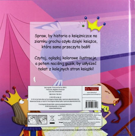 Księżniczka na ziarnku grochu. Baśniowe opowieści [KSIĄŻKA]