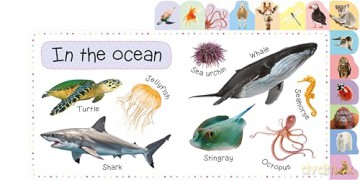 My First 100 Animal Words (Tabbed Board Book) [KSIĄŻKA]