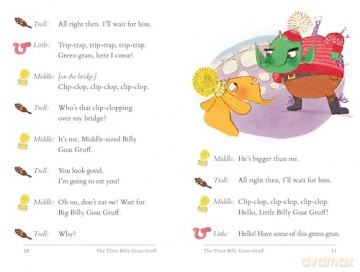 The Three Billy Goats Gruff and Other Plays: Six original and fun plays for children, - Julia Donaldson [KSIĄŻKA]