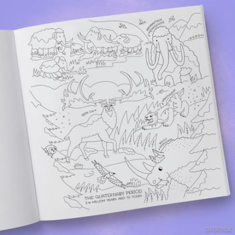 Dinosaurs Coloring Book: 40 Drawings to Color - Rachel Ignotofsky [KSIĄŻKA]