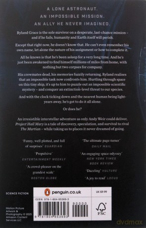 Project Hail Mary: From the Sunday Times bestselling author of The Martian - Soon to be a major motion picture - Andy Weir [KSIĄŻKA]