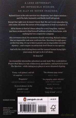 Project Hail Mary: From the Sunday Times bestselling author of The Martian - Soon to be a major motion picture - Andy Weir [KSIĄŻKA]