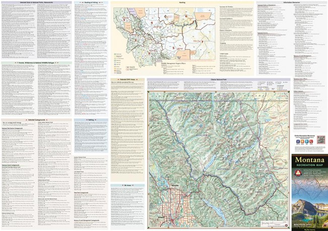 Montana Recreation Map: Big Sky Country - Benchmark Maps [KSIĄŻKA]