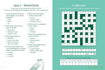 Bird Lover's Puzzle Book: Packed with Quizzes and Puzzles for Bird Enthusiasts - Michael O'Mara Books [KSIĄŻKA]