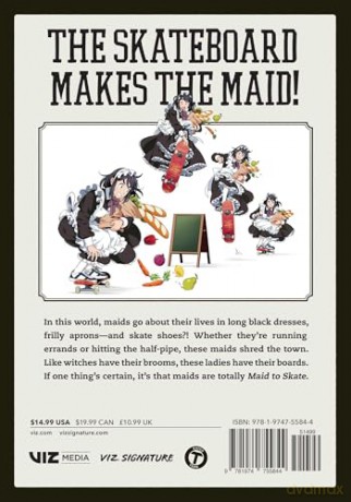 Maid to Skate: Volume 1 - Suzushiro [KOMIKS]