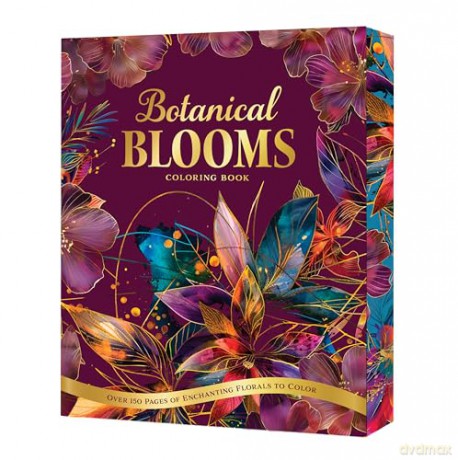Botanical Blooms Coloring Book: Over 150 Pages of Enchanting Florals to Color (Chartwell Deluxe Spredges Editions) [KSIĄŻKA]