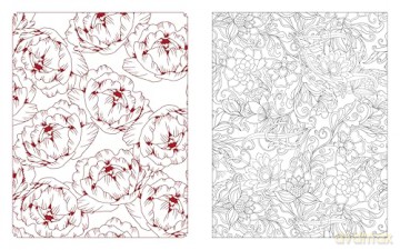 Botanical Blooms Coloring Book: Over 150 Pages of Enchanting Florals to Color (Chartwell Deluxe Spredges Editions) [KSIĄŻKA]