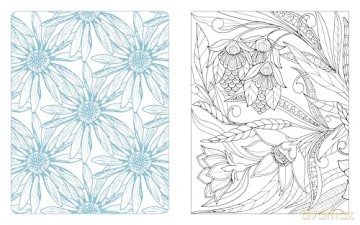 Botanical Blooms Coloring Book: Over 150 Pages of Enchanting Florals to Color (Chartwell Deluxe Spredges Editions) [KSIĄŻKA]