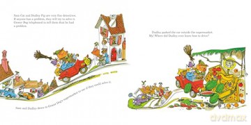 Richard Scarry's Great Mystery Collection: 3-books-in-1! - Richard Scarry [KSIĄŻKA]