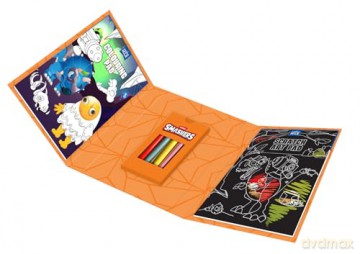 Smashers Dino World Colour and Scratch Book - Creative Mile [KSIĄŻKA]