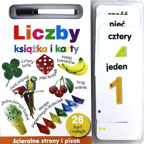 Liczby. Książka i karty ścieralne [KSIĄŻKA]